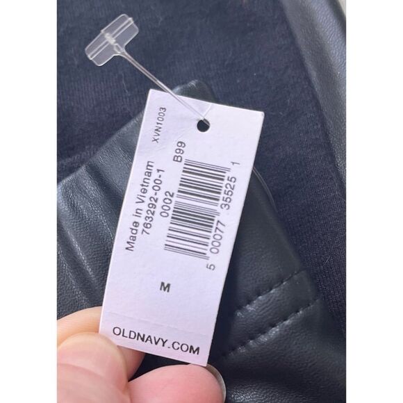 NWT Old Navy High-Waisted Faux-Leather Panel
Leggings For Women in Blackjack - Picture 6 of 10